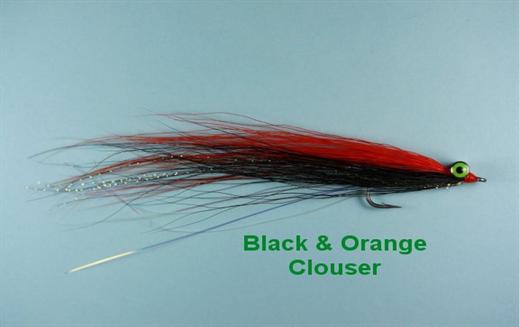 Black n Orange Clouser