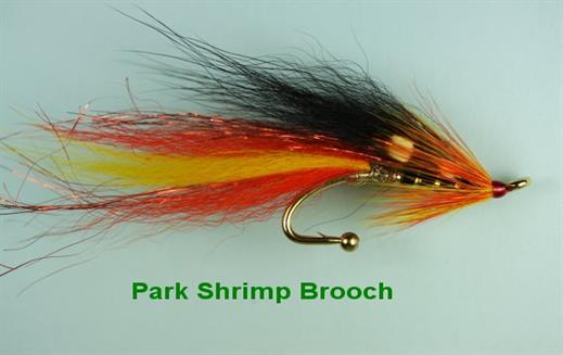 Park Shrimp Brooch Pin