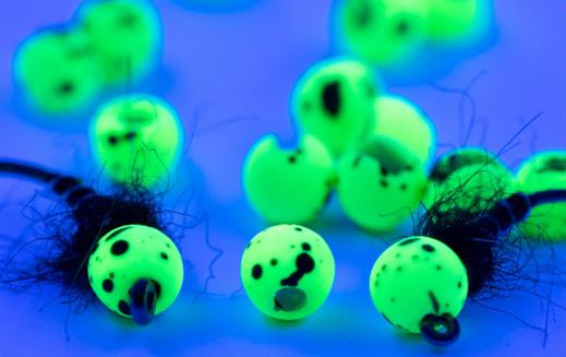 Lightning Bug Speckled Round  Stone