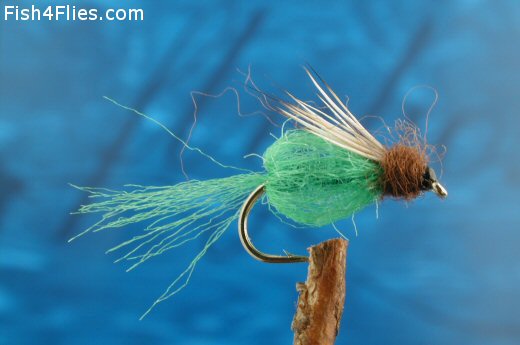 Bright Green Emergent Sparkle Pupa