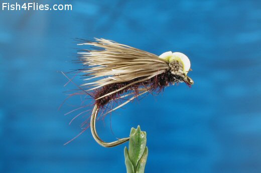 Ethafoam Sedge Emerger - Dark Claret