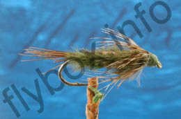 A R Mayfly Nymph Olive