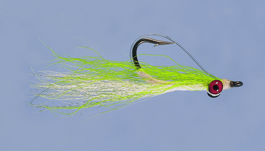 Deep Minnow Chartreuse and White