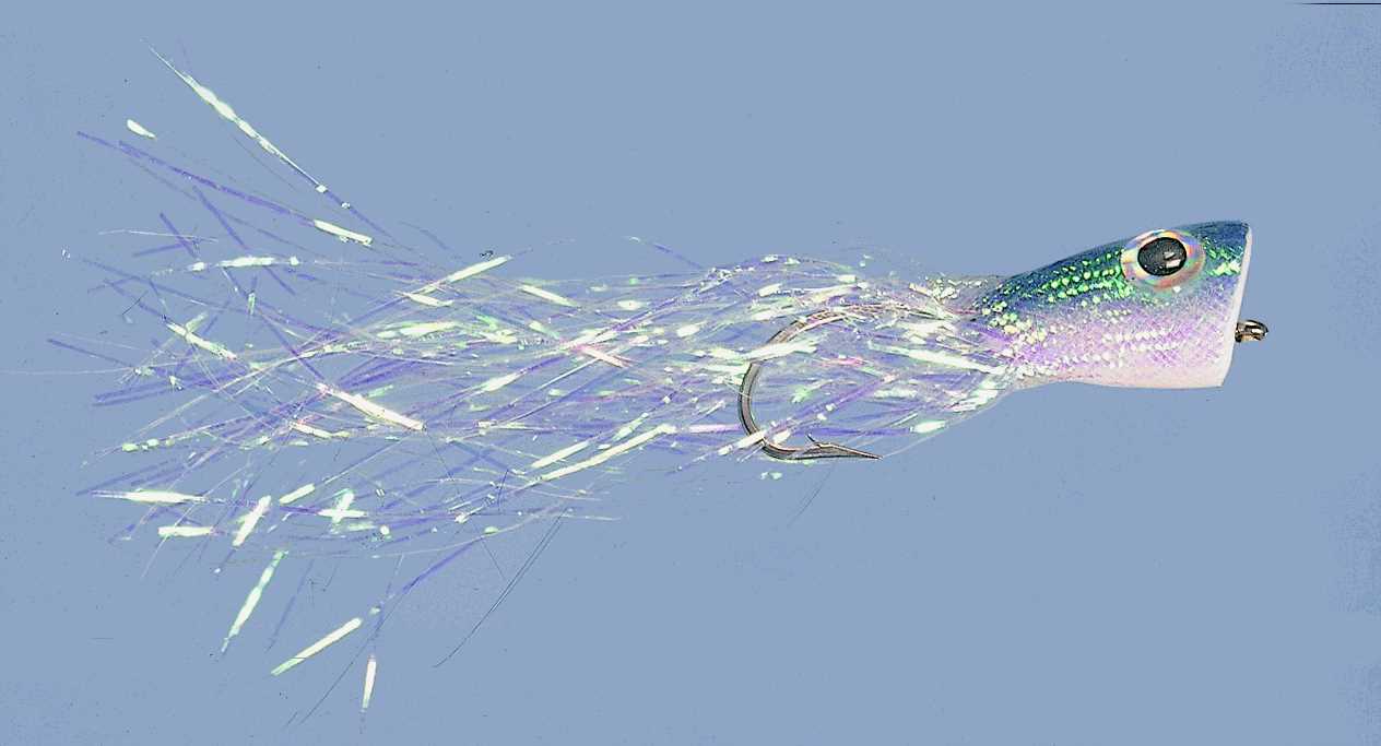 Krystal Popper Blue and White