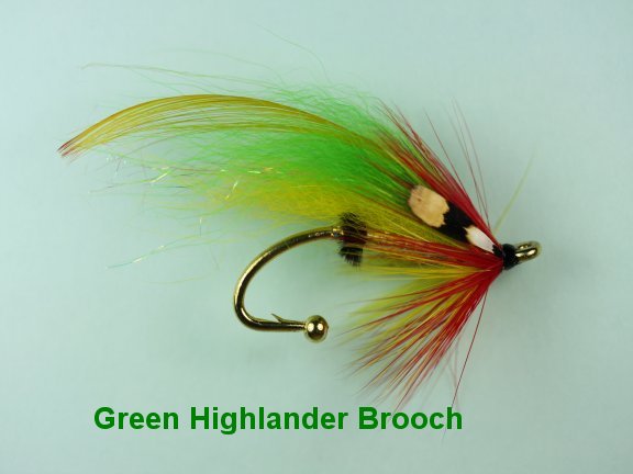Green Highlander Brooch Pin