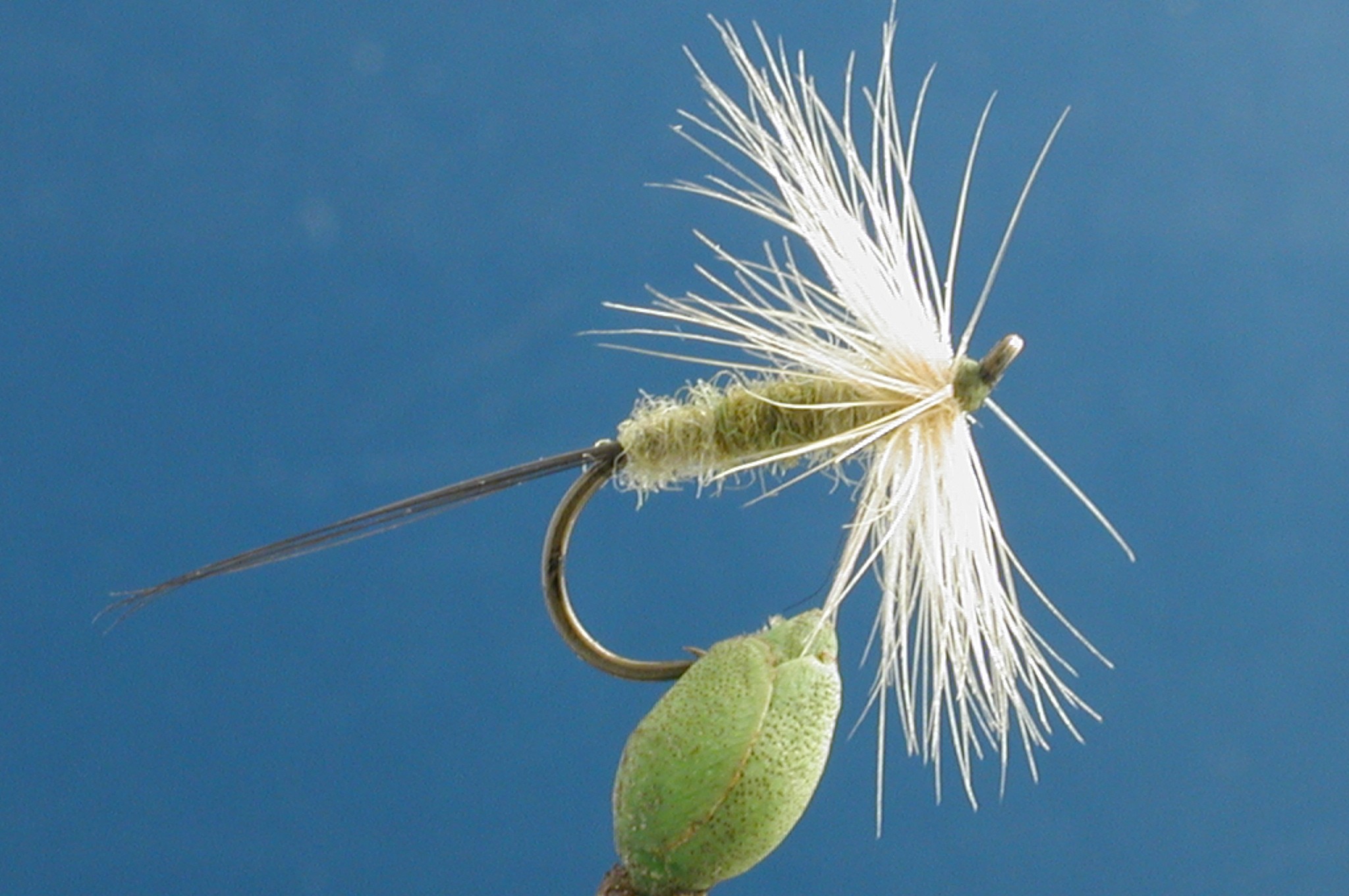 Large Dark Olive Spinner