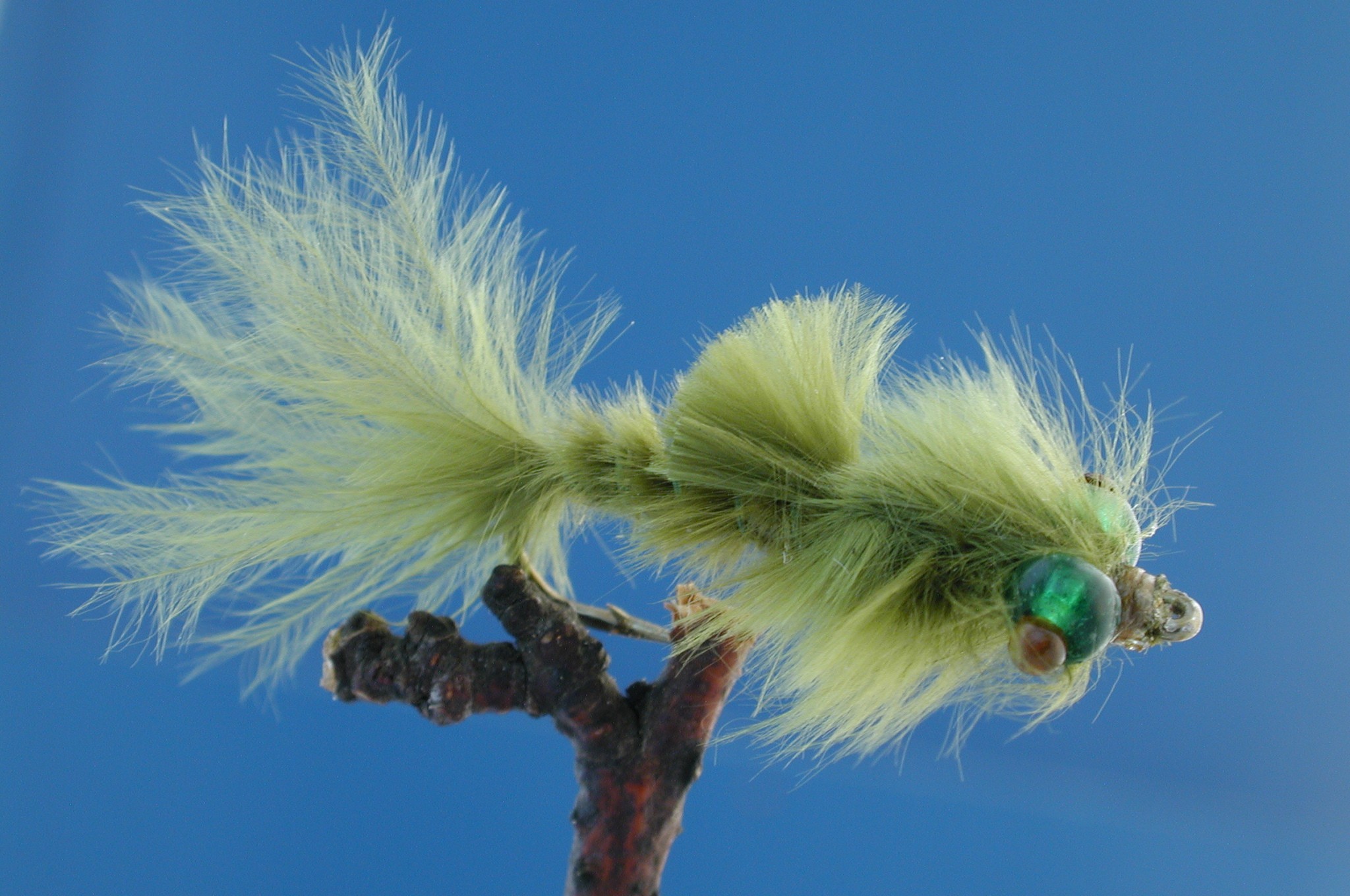Olive Marabou Damsel Nymph