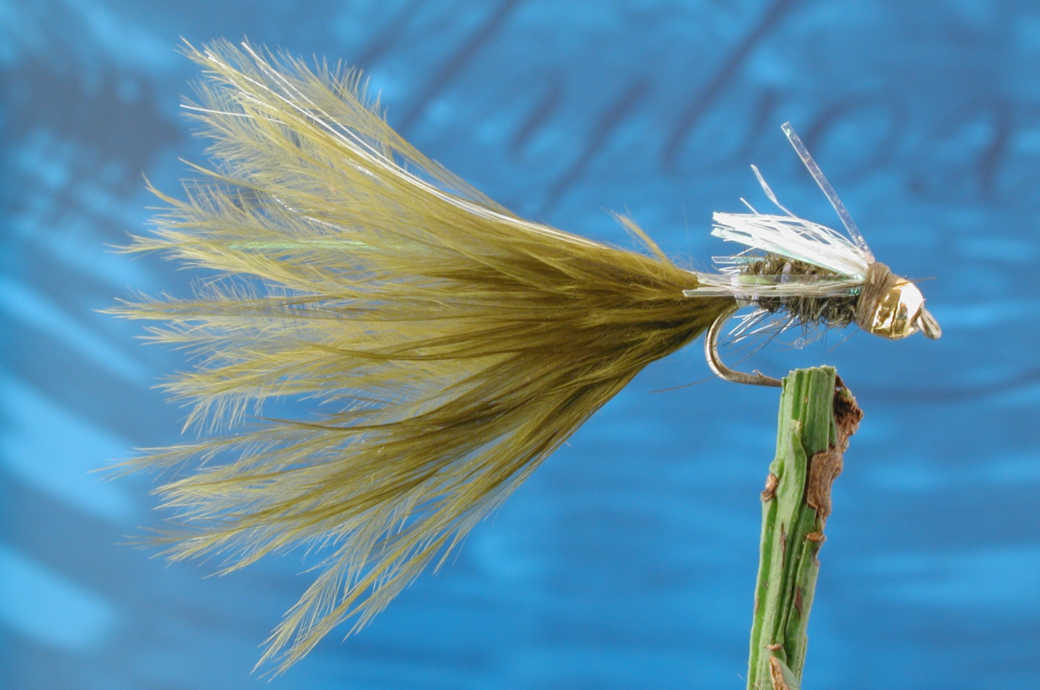 Tungsten Pearly Dark Olive Damsel Nymph